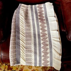 Brand New gorgeous Tory Burch skirt. Great with sandals or boots for fall!